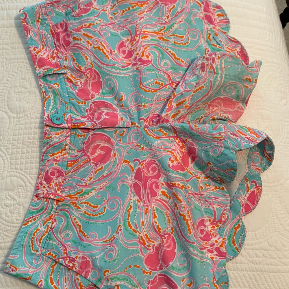 Lilly pulitzer jellies shorts 14 buttercup